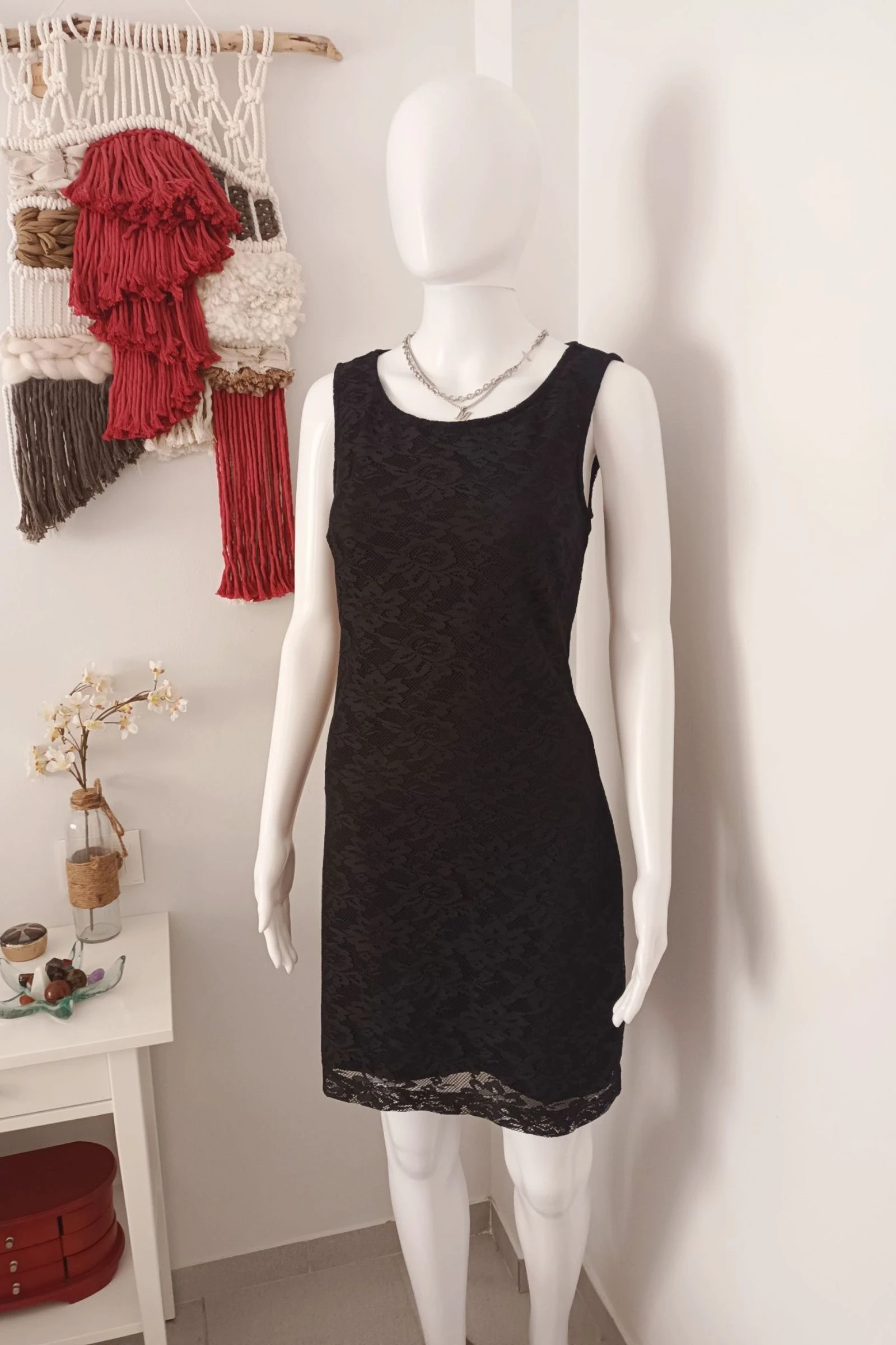 Korte zwarte kanten jurk edc by Esprit T.S. – photo 2